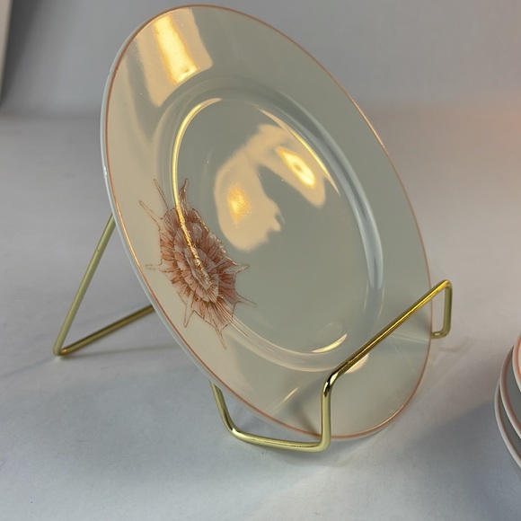 Fitz and Floyd “Coquille” 6 1/2” Bread/Dessert Plate (set of 4) - Picture 5 of 13